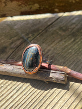 Load image into Gallery viewer, Blue tigers eye ring sz 9.25
