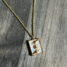 Load image into Gallery viewer, Hand and eye sun necklace ￼
