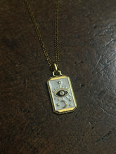 Load image into Gallery viewer, Eye and moon necklace

