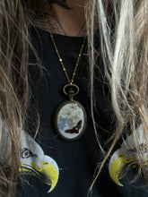 Load image into Gallery viewer, Pocket watch floral necklace
