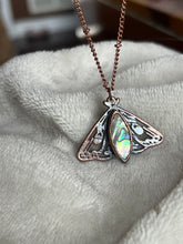 Load image into Gallery viewer, Abalone Moth necklace
