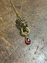 Load image into Gallery viewer, Red drip Dragon necklace
