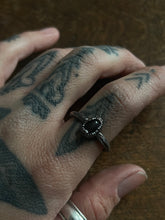 Load image into Gallery viewer, Onyx ring size 6
