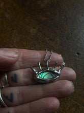Load image into Gallery viewer, Abalone evil Eye necklace ￼
