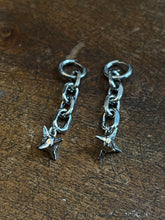 Load image into Gallery viewer, Chain and ball earrings
