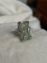 Load image into Gallery viewer, Prehnite ring size 6
