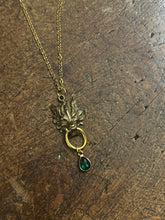 Load image into Gallery viewer, Green drip Dragon necklace
