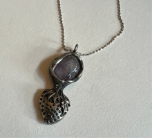 Load image into Gallery viewer, Strawberry amethyst necklace
