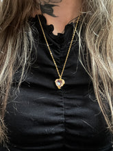 Load image into Gallery viewer, Heart and wings necklace
