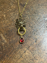 Load image into Gallery viewer, Red drip Dragon necklace
