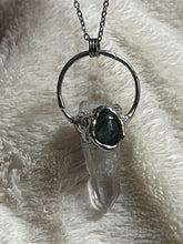 Load image into Gallery viewer, Quartz and labradorite necklace
