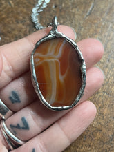 Load image into Gallery viewer, Banded agate necklace
