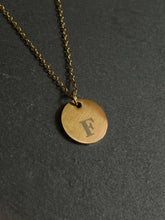 Load image into Gallery viewer, Personalized stainless steel initial pendant necklace
