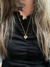 Load image into Gallery viewer, Heart and wings necklace
