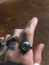 Load image into Gallery viewer, Blue Eye ring size 6
