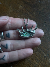 Load image into Gallery viewer, Abalone evil Eye necklace ￼
