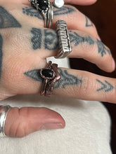 Load image into Gallery viewer, Plain coffin stacking ring size 5
