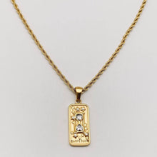 Load image into Gallery viewer, Star Moon Tarot Gold-plated Stainless Steel Necklace
