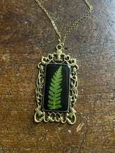 Load image into Gallery viewer, Ornate fern necklace
