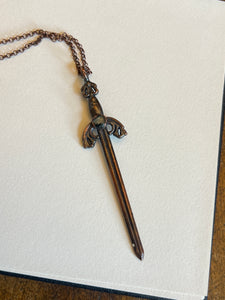 Rutilated quartz’s word necklace