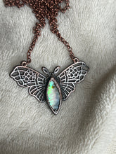 Load image into Gallery viewer, Abalone Moth necklace
