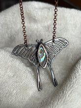 Load image into Gallery viewer, Abalone Moth necklace
