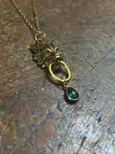 Load image into Gallery viewer, Green drip Dragon necklace
