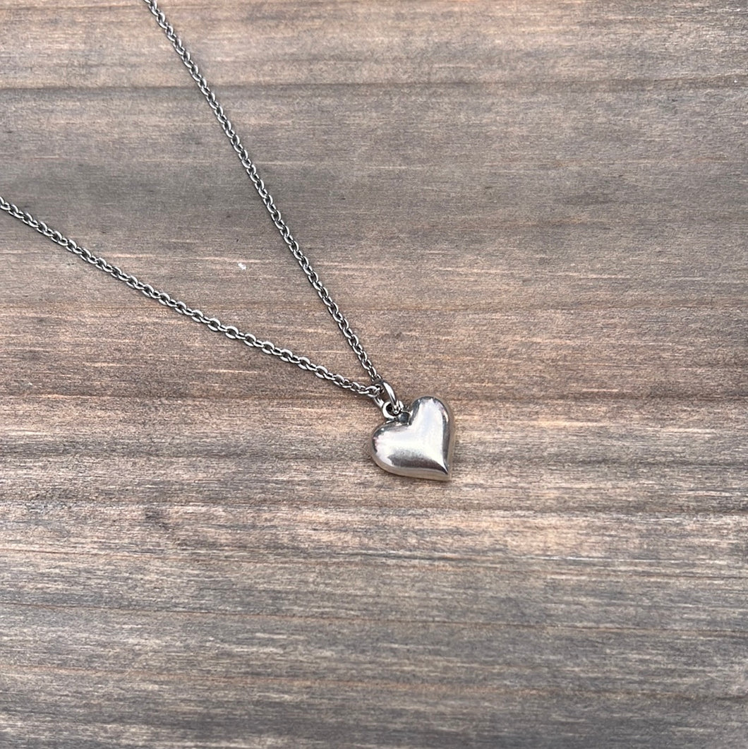 Sterling heart necklace