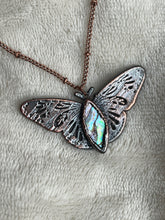 Load image into Gallery viewer, Abalone Moth necklace
