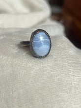 Load image into Gallery viewer, Blue lace agate ring size 7.25
