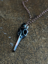 Load image into Gallery viewer, Onyx bird skull
