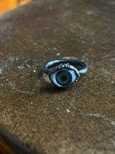 Load image into Gallery viewer, Green Eye ring size 8.25
