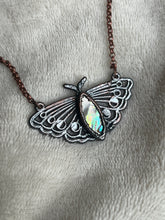 Load image into Gallery viewer, Abalone Moth necklace
