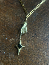 Load image into Gallery viewer, Hand and star necklace
