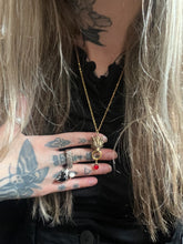 Load image into Gallery viewer, Red drip Dragon necklace
