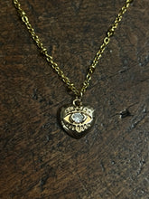 Load image into Gallery viewer, Heart eye necklace
