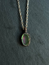 Load image into Gallery viewer, Aura quartz electroformed necklace
