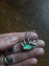 Load image into Gallery viewer, Abalone evil Eye necklace ￼
