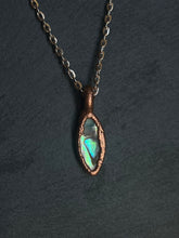 Load image into Gallery viewer, Abalone shell electroformed pure copper necklace
