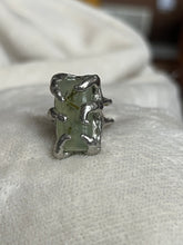 Load image into Gallery viewer, Prehnite ring size 6
