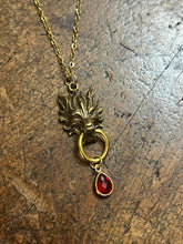 Load image into Gallery viewer, Red drip Dragon necklace
