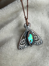 Load image into Gallery viewer, Abalone Moth necklace

