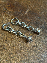 Load image into Gallery viewer, Chain and ball earrings
