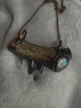 Load image into Gallery viewer, Antler necklace
