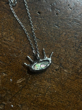 Load image into Gallery viewer, Abalone evil Eye necklace ￼
