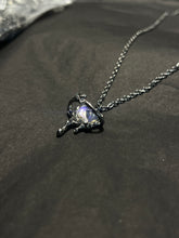 Load image into Gallery viewer, Opalite drippy Heart necklace

