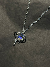 Load image into Gallery viewer, Opalite drippy Heart necklace
