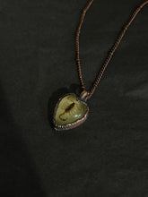 Load image into Gallery viewer, Glow in the dark Copper electroformed scorpion necklace
