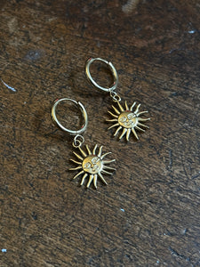 Sun earrings