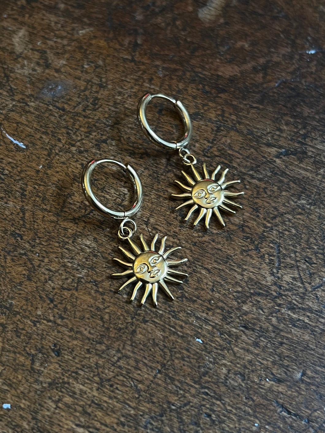 Sun earrings